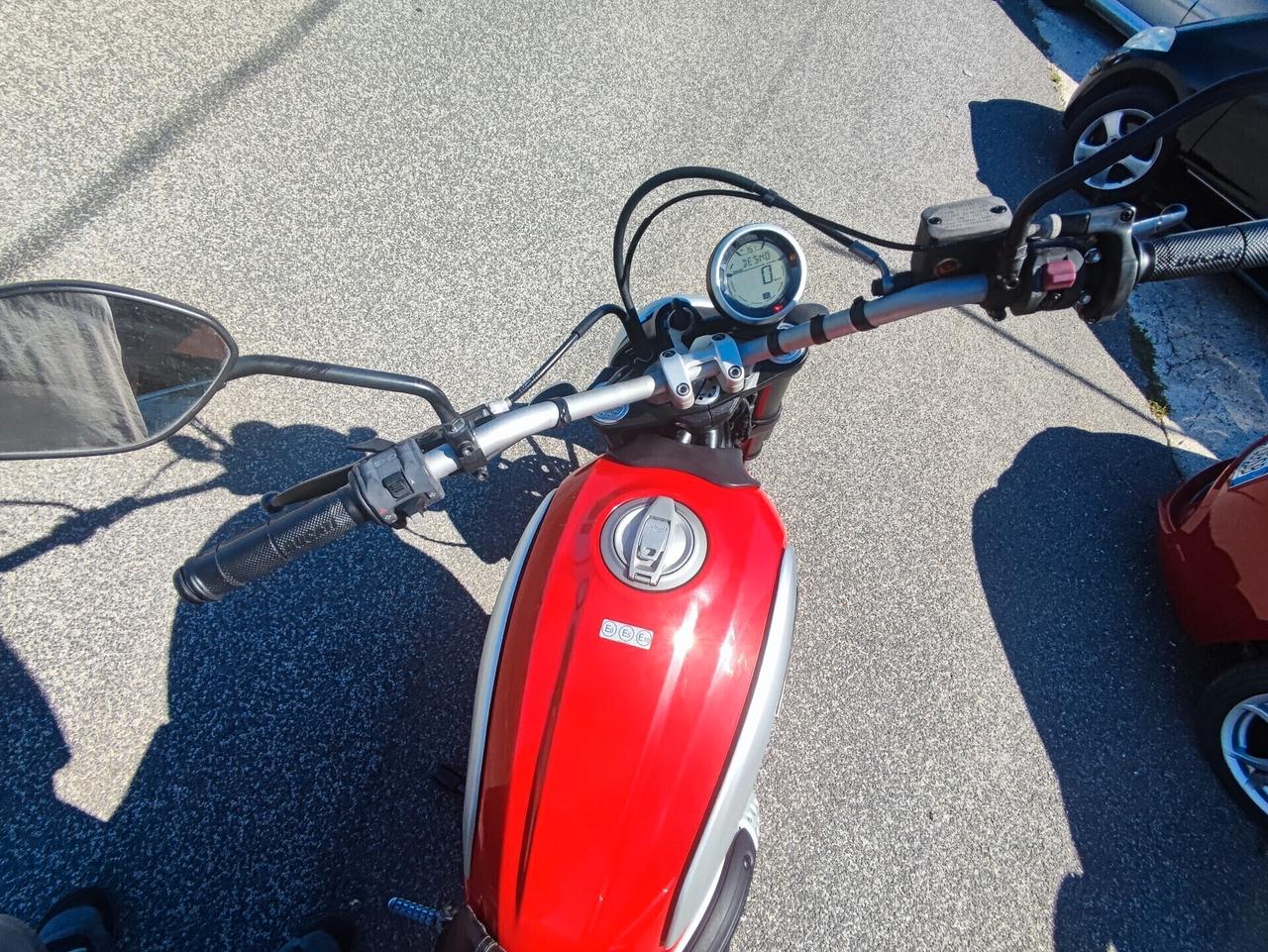 Ducati Scrambler icon red