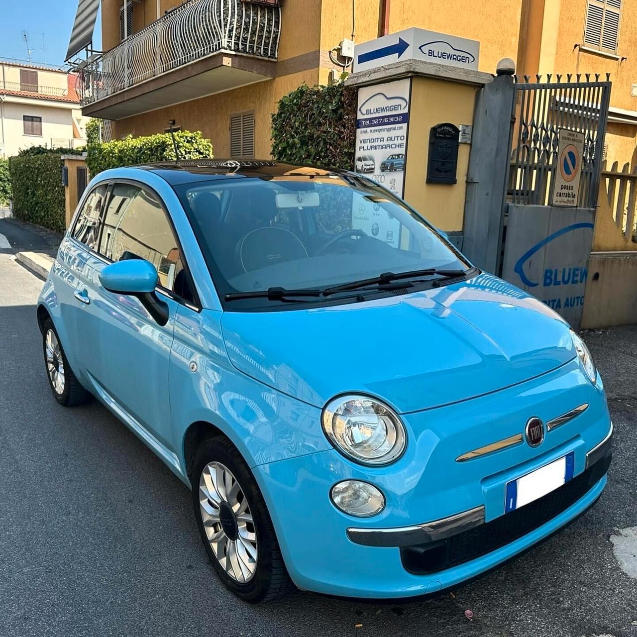 Fiat 500 1.2 Lounge EURO 6 TETTO PANORAMICO GOMMATA PERFETTA SEMPRE GARAGE FINANZIABILE