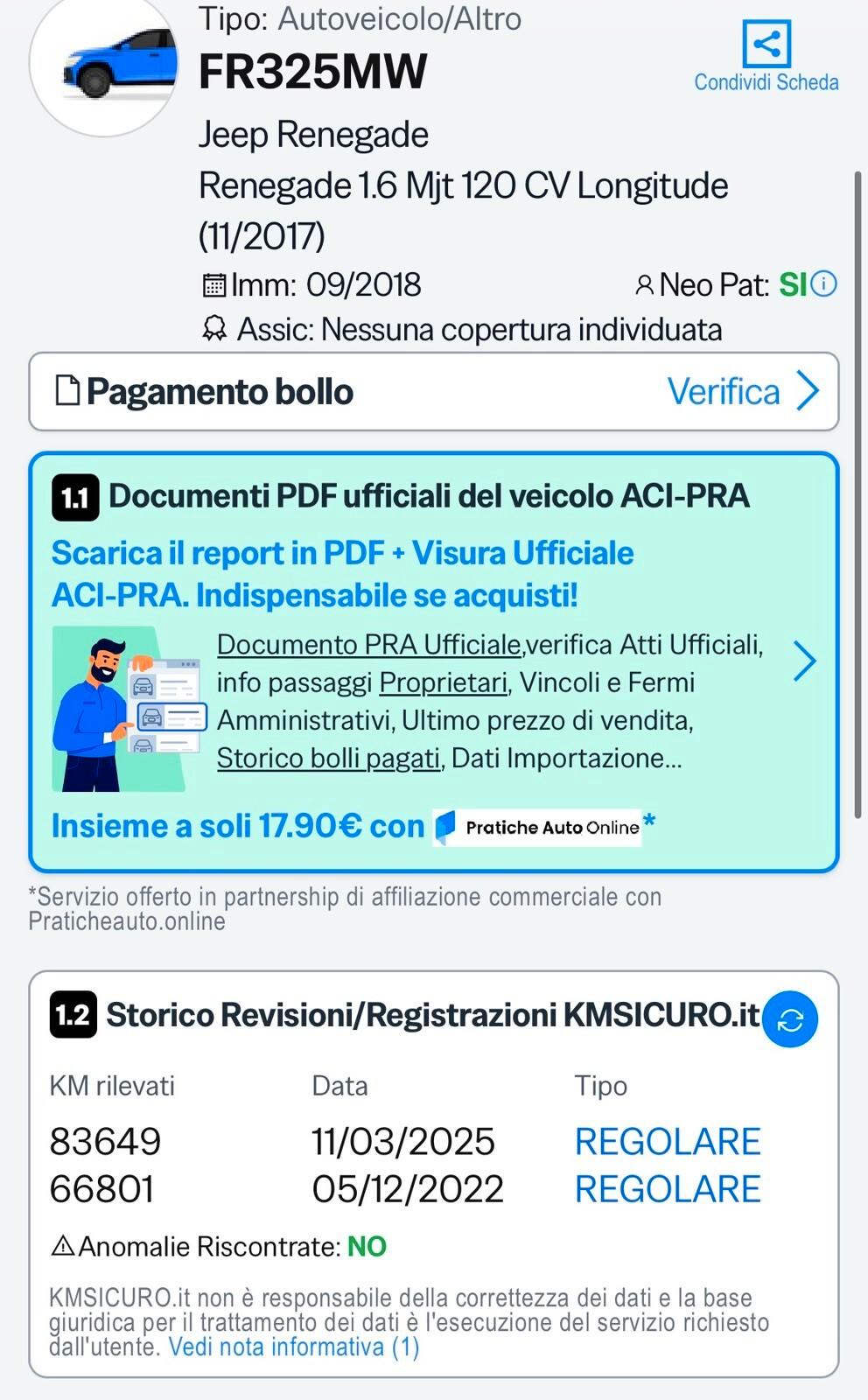 Jeep Renegade 1.6 Mjt 120CV perfetta garantita-18