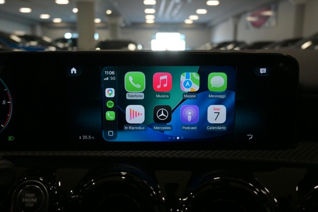 MERCEDES-BENZ A 180D 116CV AUTOMATIC BUSINESS SOLUTION ( TETTO PANORAMICO APR. - CRUISE - NAVI PREMIUM - MIRROR - PARK ASSIST - TELECAMERA POST. )