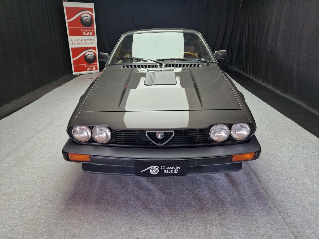 Alfa Romeo Alfetta GTV 6 2.5i ARIA CONDIZ. certif. ASI C.R.S.