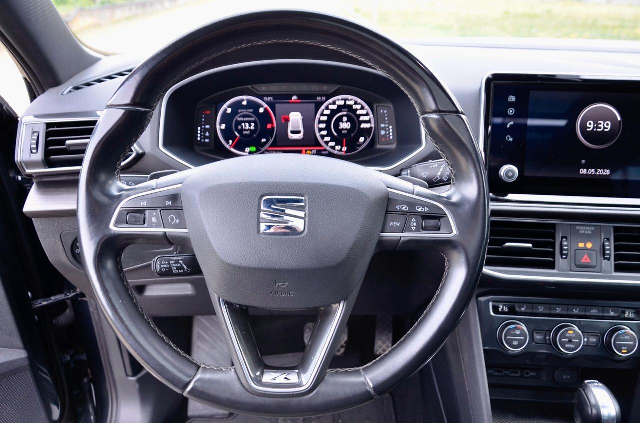 SEAT TARRACO 2.0 TDI XCELLENCE 4DRIVE 190cv DSG 7 POSTI, UNICOPROPRIETARIO, UFF ITALIANA, EURO 6D, HI-FI BEATS, TETTO, RETRO 360°, 20", PERMUTE