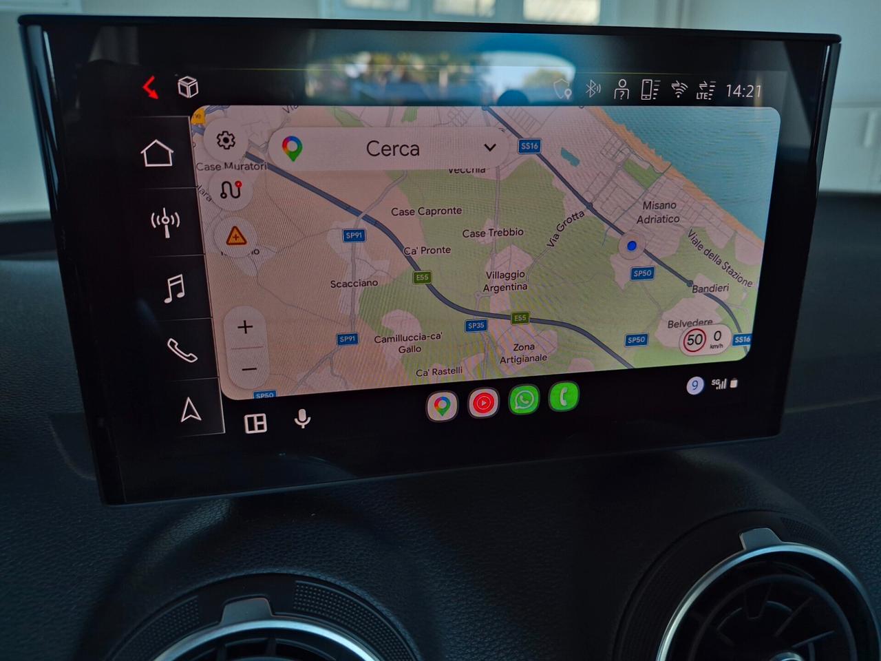 Audi Q2 1.5 TFSI ADVANCED S-TRONIC RESTYLING MATRIX BLACK PACK APPLE CAR PLAY/ANDROID AUTO RETROC. ACC C.17 LANE ASSIST WIRELESS