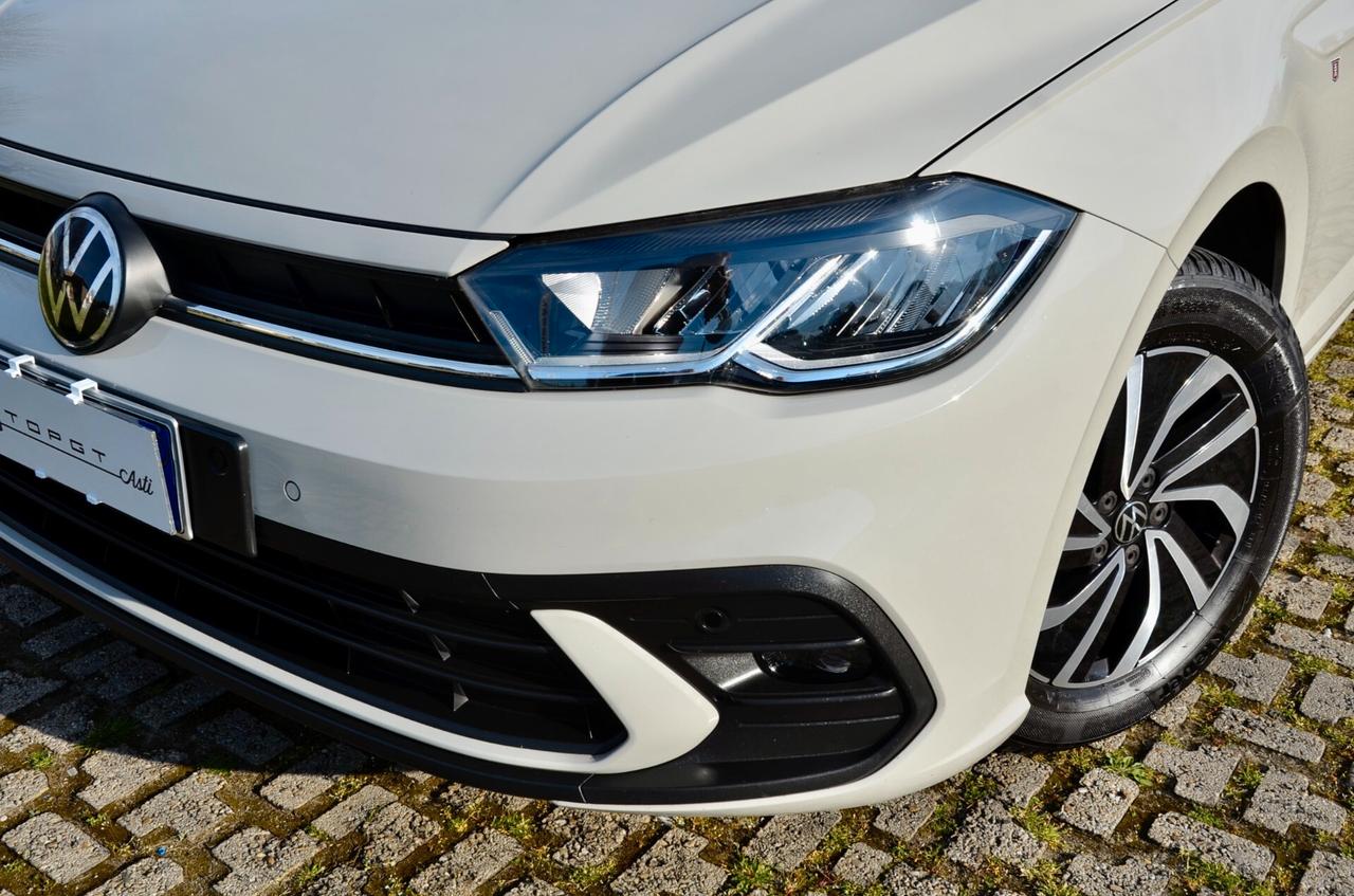 VOLKSWAGEN POLO 1.0 TSI LIFE 95cv, PREZZO REALE, UNICO UTILIZZATORE, UFF ITALIANA, FARI LED, APPLE ANDROID, EURO 6D, PERMUTE