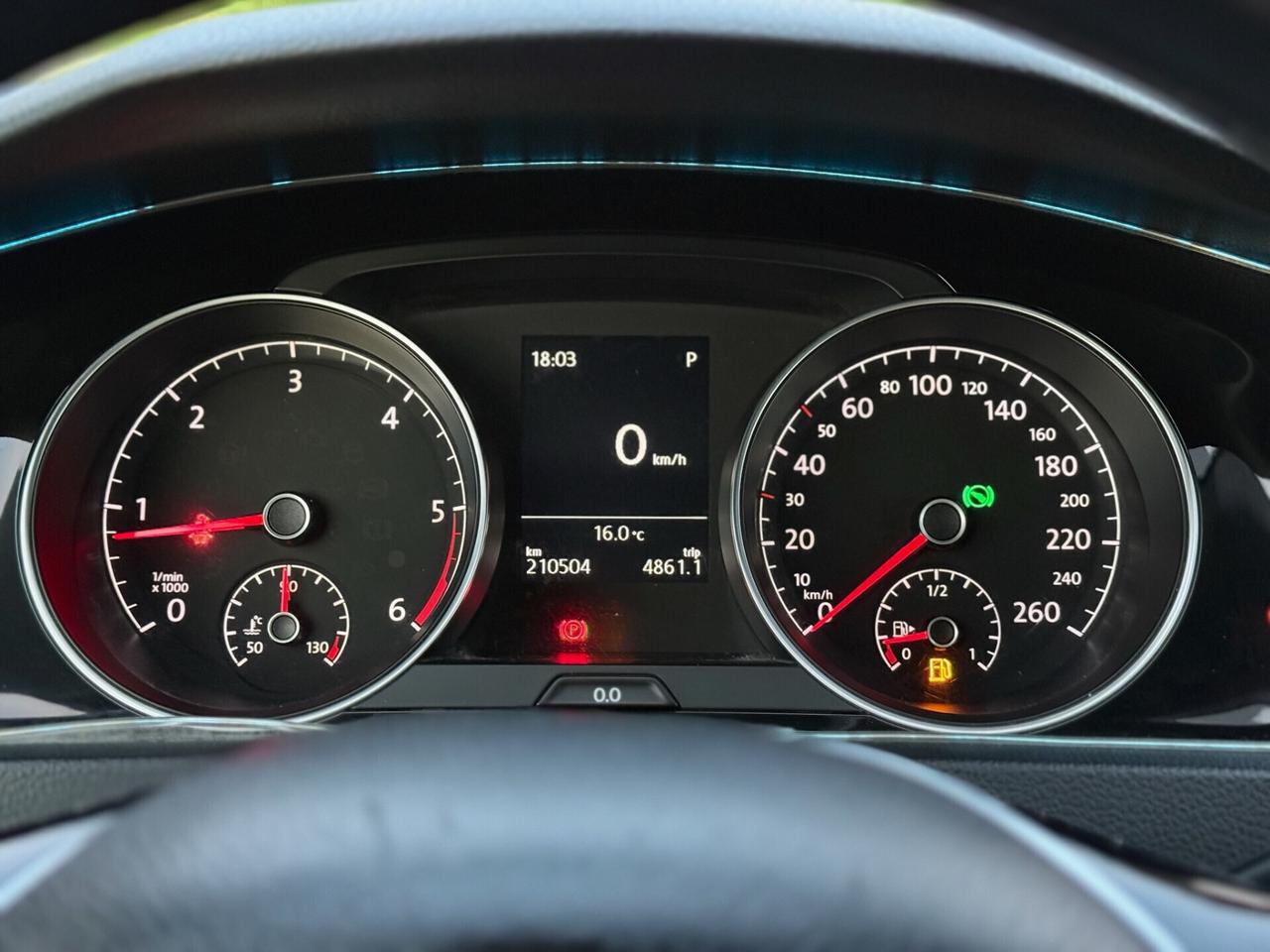 VOLKSWAGEN Golf 7 1.6 TDI 105cv DSG 2013 Highline