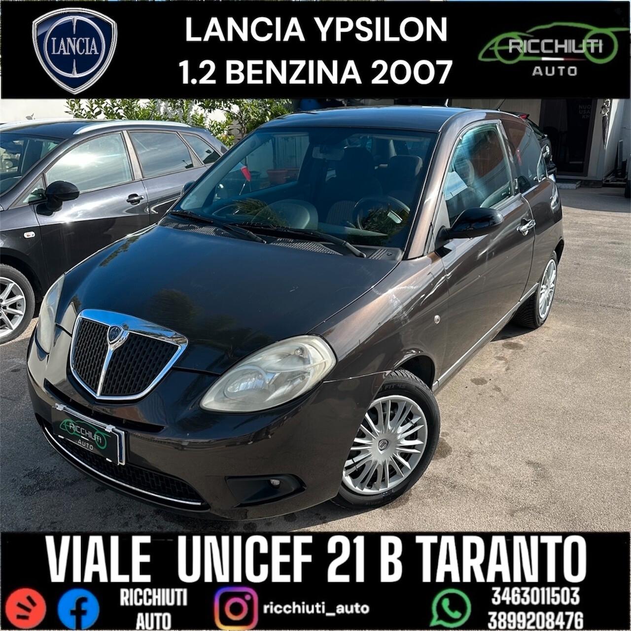LANCIA YPSILON 1.2 BENZINA 2007 OK NEOPATENTATI