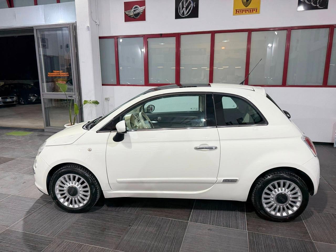 Fiat 500 1.2 benz 69cv Lounge 2010 Con soli 100.000KM