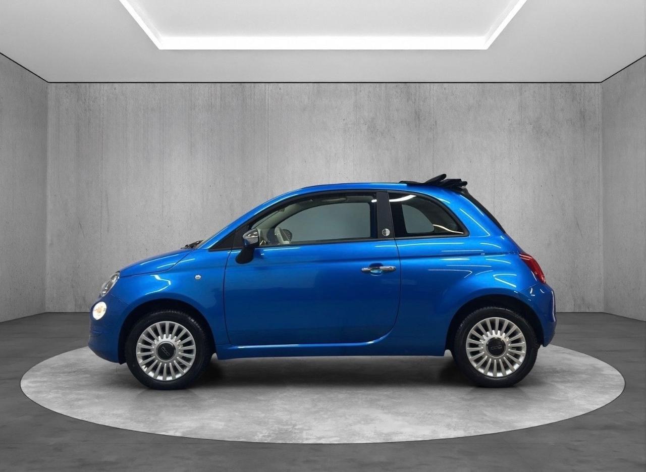 Fiat 500 C 1.2 Lounge blue metallic