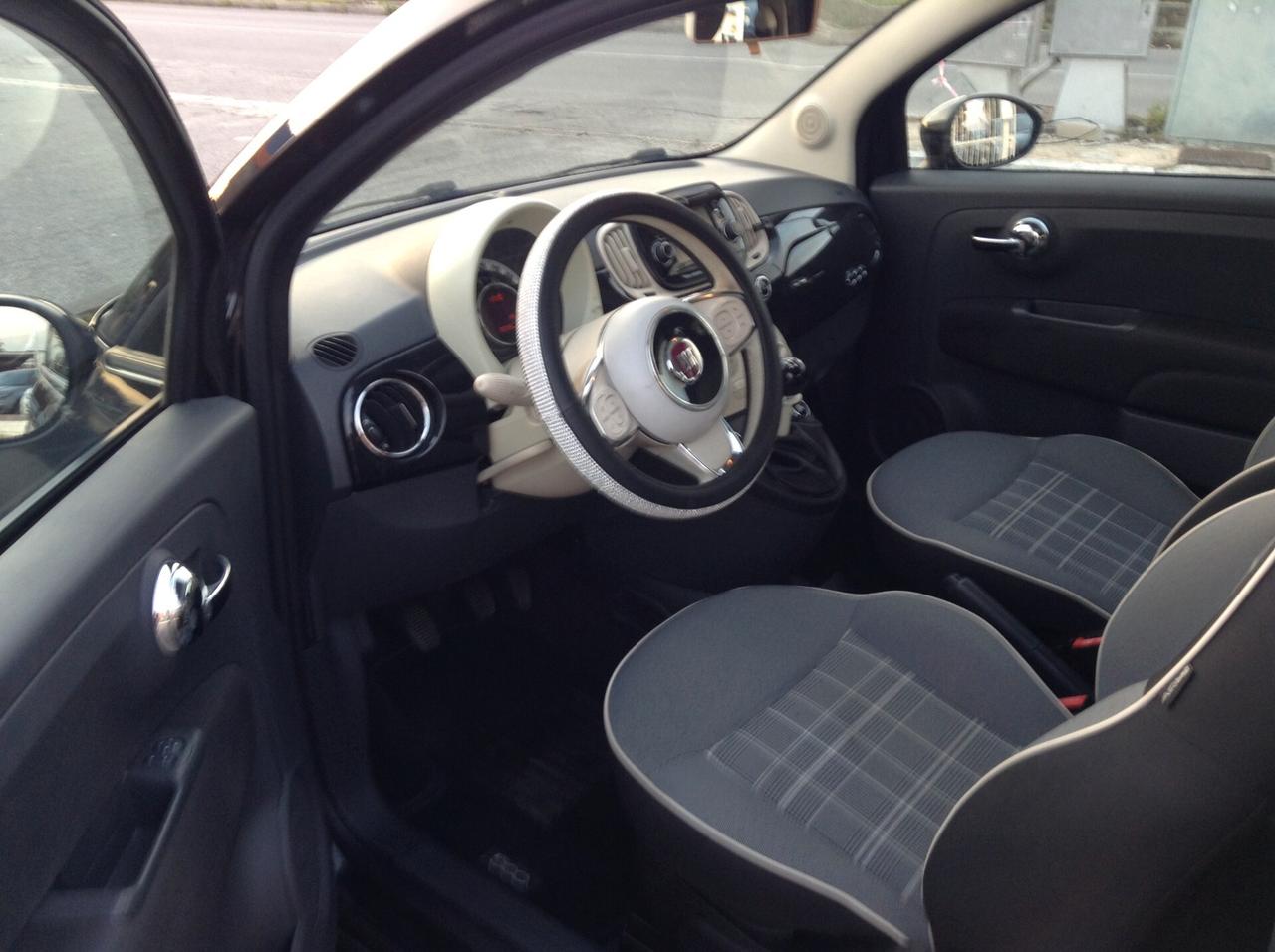 Fiat 500 1.2 Lounge PANORAMA, CERCHI IN LEGA, VOLANTE MULTIFUNZIONE CON BLUETOOTH E VIVAVOCE!!!!!