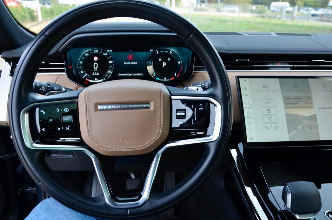 LAND ROVER RANGE ROVER SPORT 3.0d i6 MHEV MILD HYBRID SE AWD 250cv AUTO, GARANZIA LAND ROVER 12/2029, UNICOPROPRIETARIO, UFF ITALIANA, TETTO, MERIDIAN, SOSPENSIONI, PERMUTE