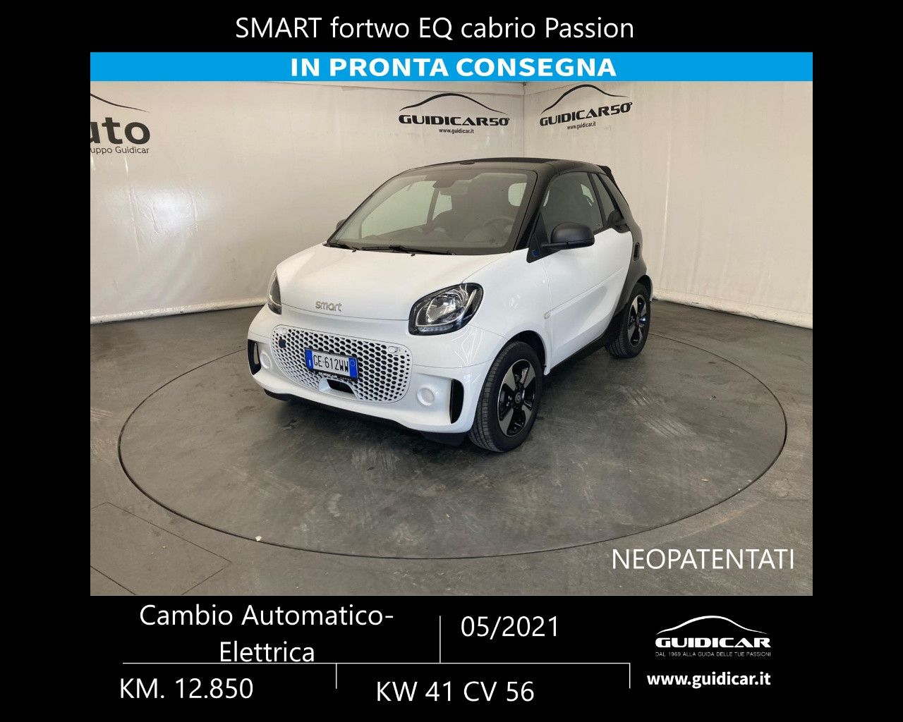 SMART fortwo 3�� s. (C453) fortwo EQ cabrio Passion