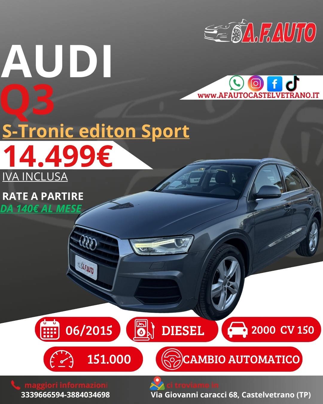 Audi Q3 2.0 TDI 150 CV quattro S tronic