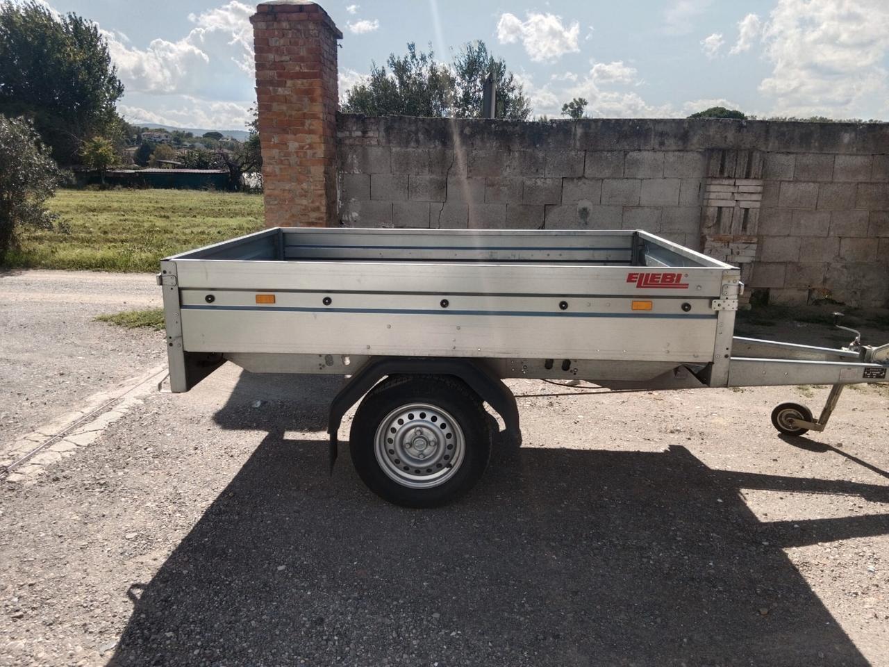 Carrello ellebi brenderup con capretta 250 x130