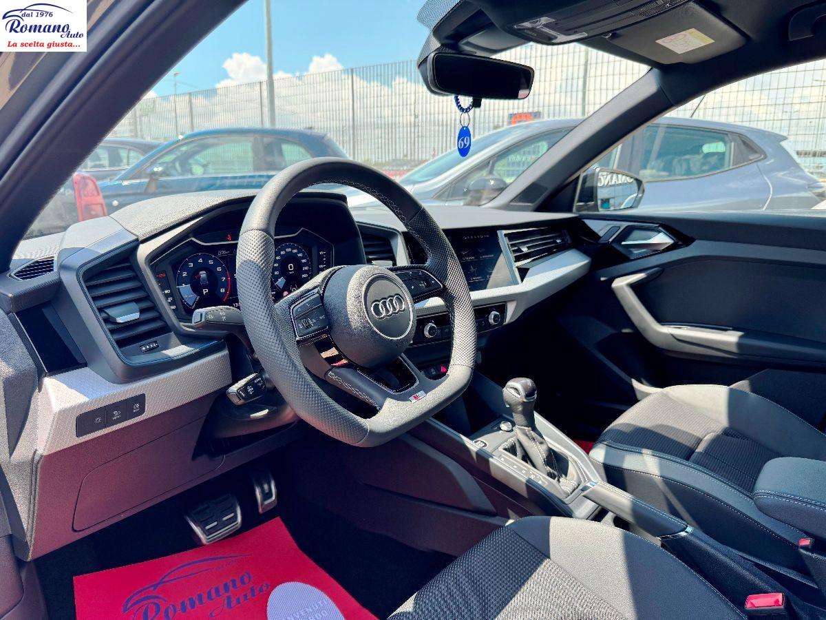AUDI - A1 Sportback 30 TFSI S tronic Identity Black#S-LINE INTERNO!4 ANNI GARANZIA AUDI!
