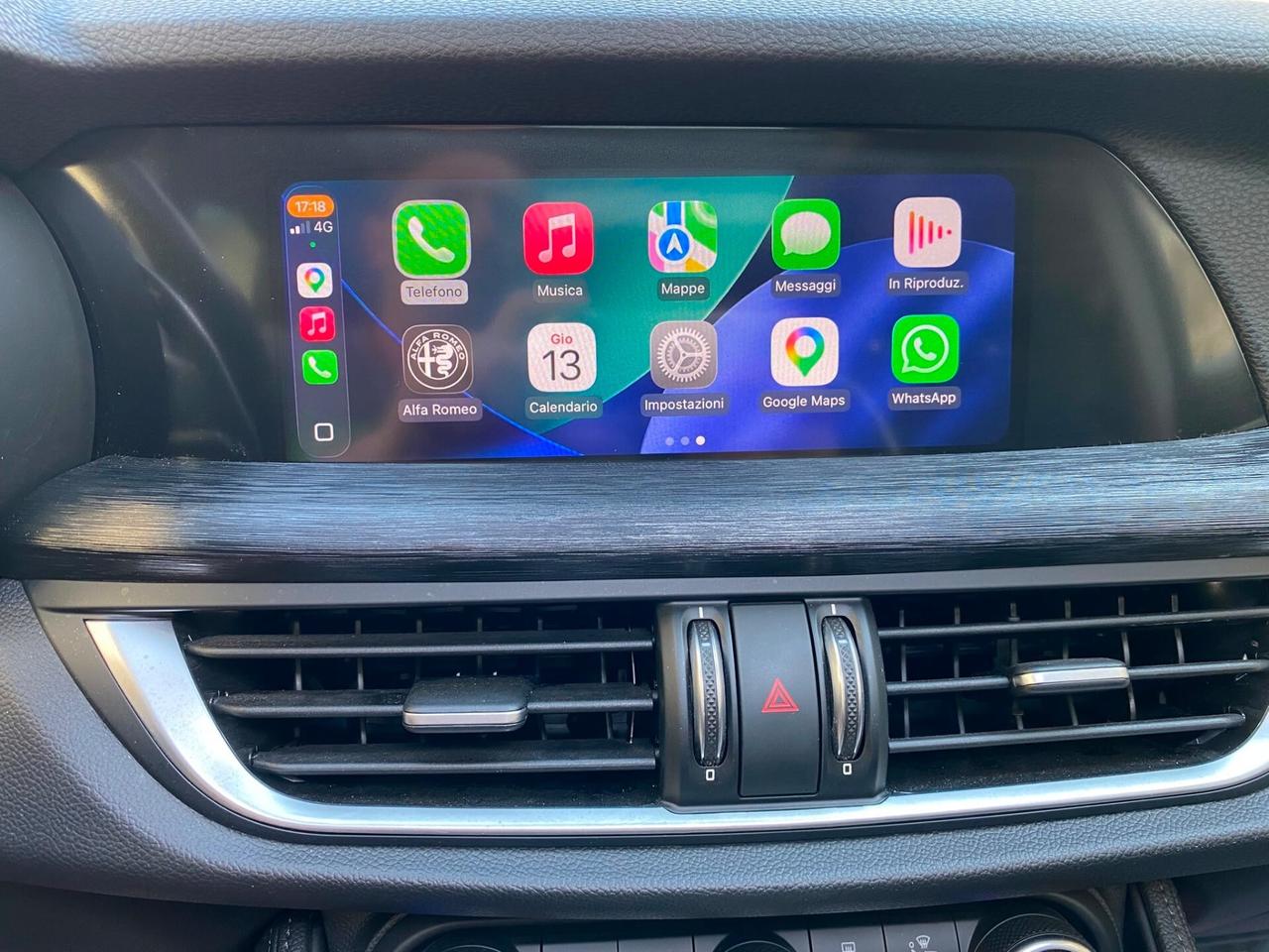 ALFA ROMEO STELVIO 190cv Q4 AT8 TETTO CAM CARPLAY 2021
