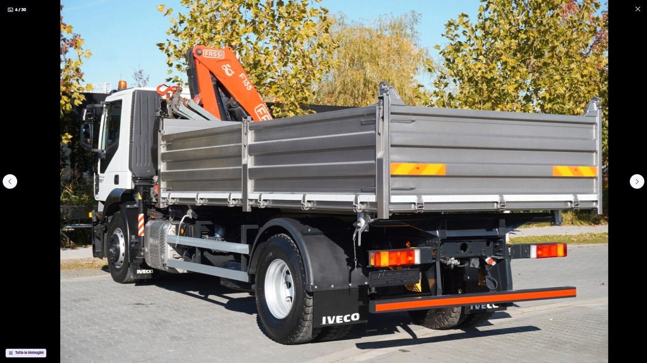 IVECO STRALIS 310 E6 RIBALTABILE TRILATERALE