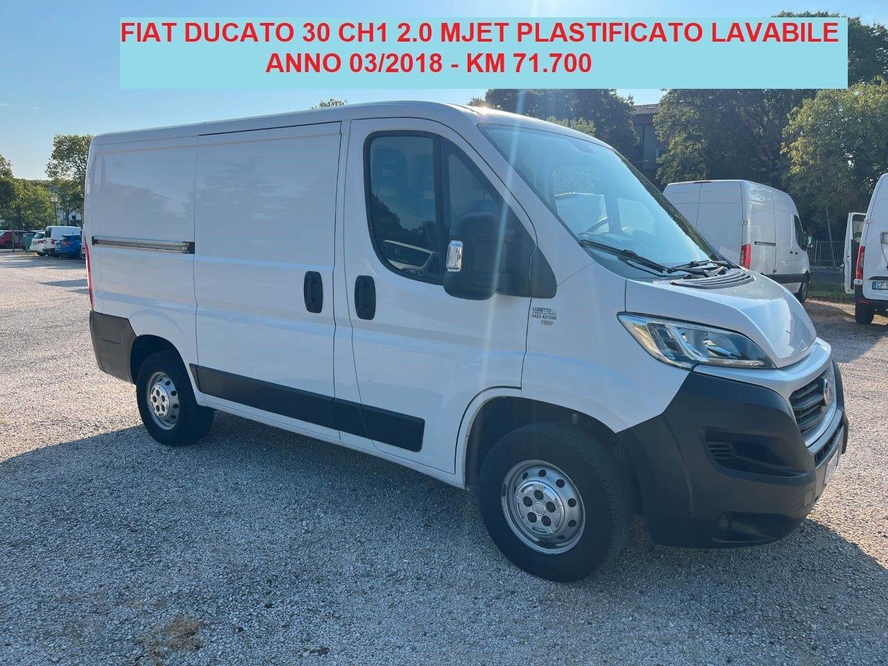 FIAT DUCATO 30 CH1 2.0 MJET - INTERNO RIVESTITO