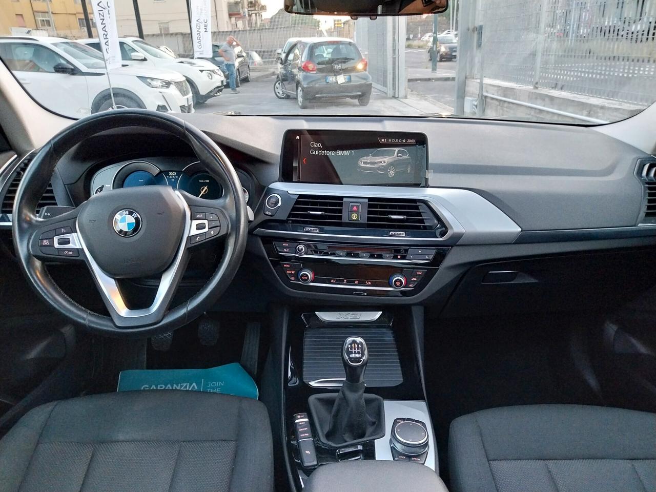BMW X3 2.0 DIESEL CAMBIO MANUALE 2018