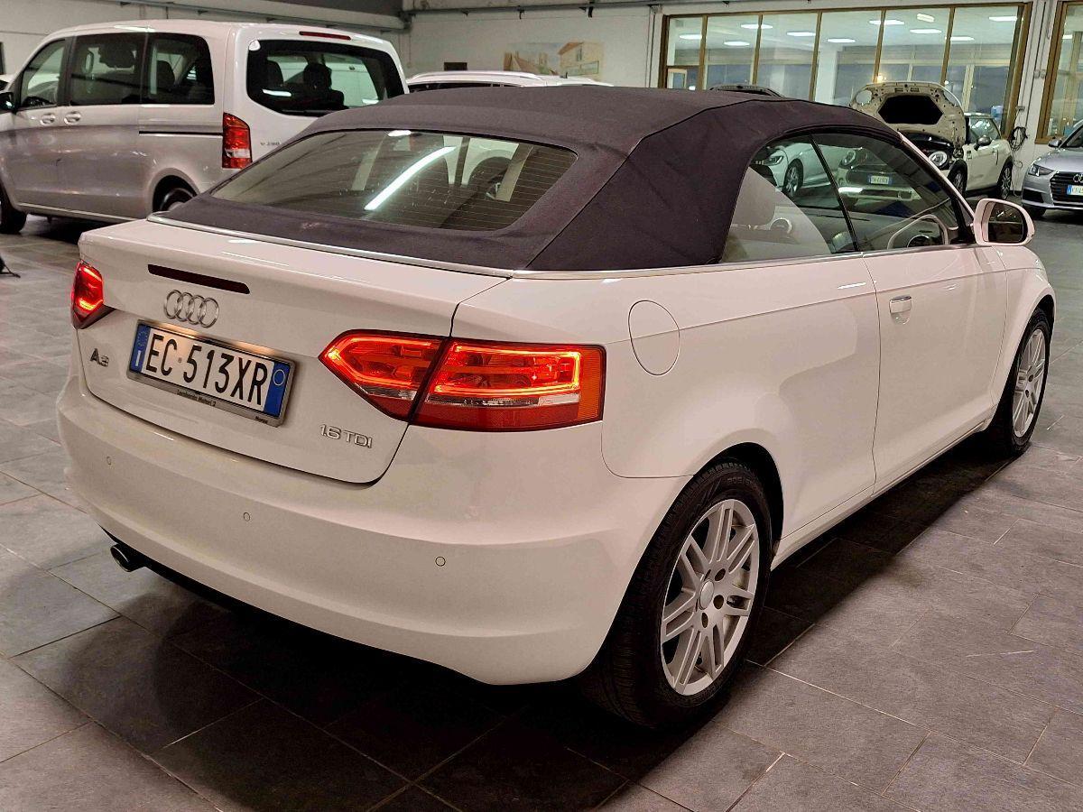 AUDI A3 Cabrio 1.6 TDI Ambition - XENO - PELLE NERA - UNICO-PROPR -