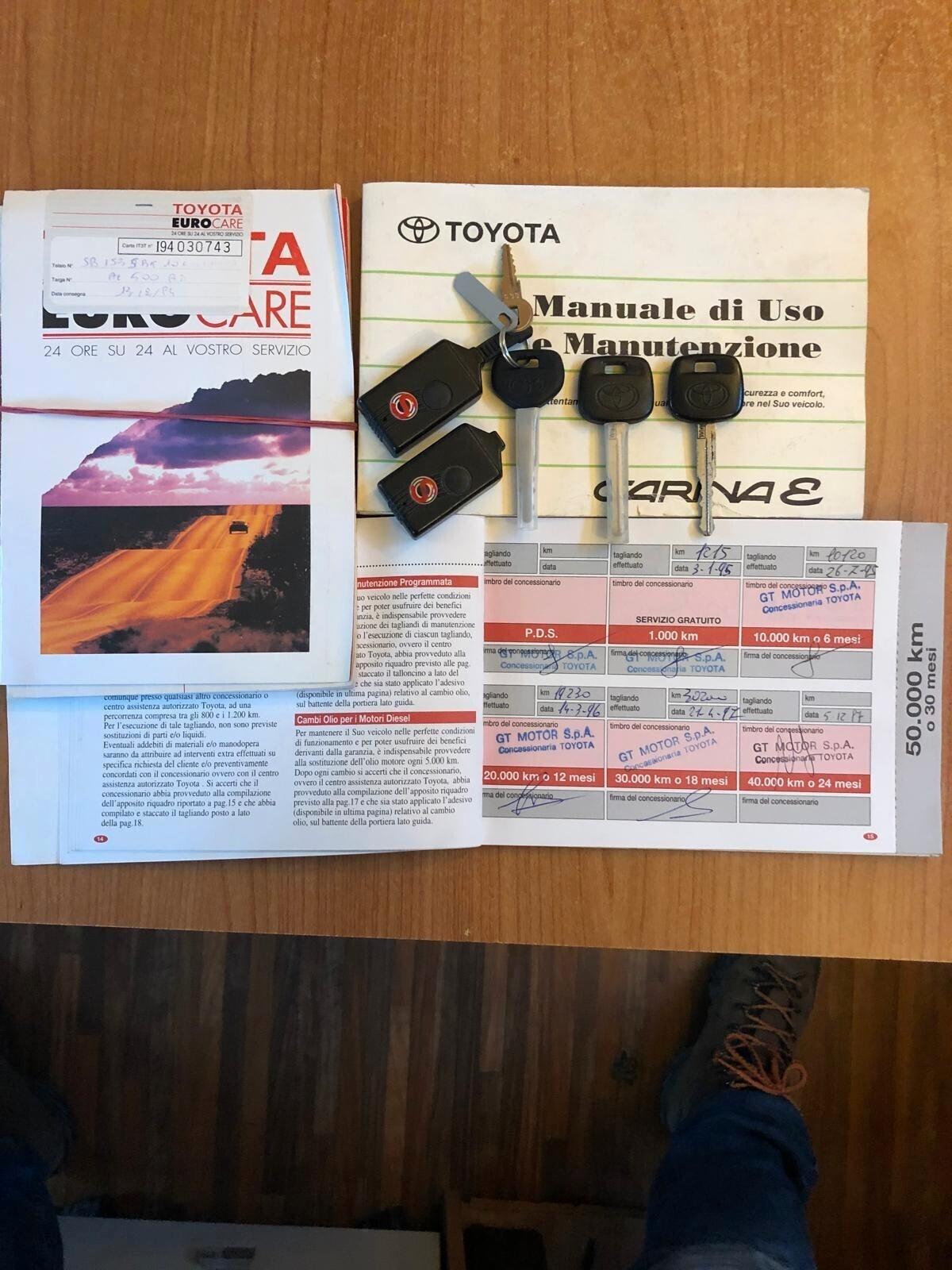 Toyota Carina E 2.0 16V cat 4 porte GLi