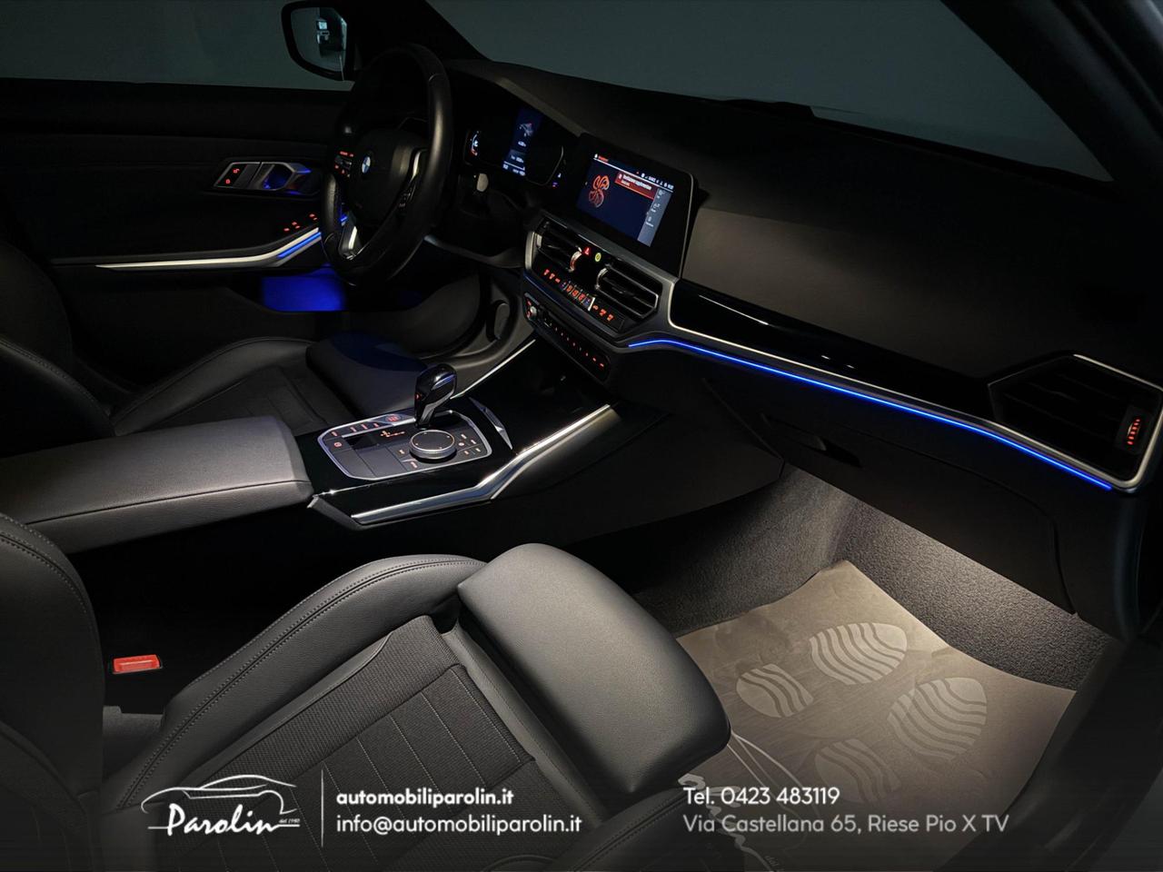 BMW 320 d mhev 48V xDrive Msport LED-CarPlay-Black pack