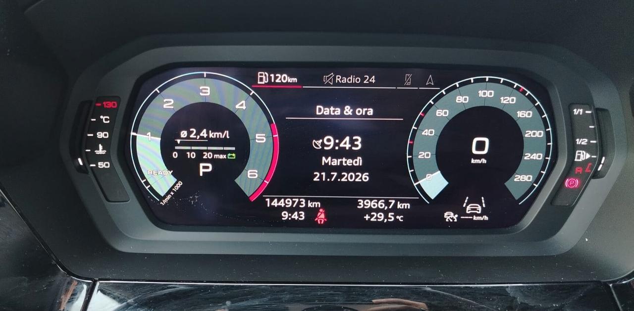 Audi A3 SPB 35 TDI S tronic - 36 MESI GAR. Km Illimit. + ASS. STRAD. ITA/EUR