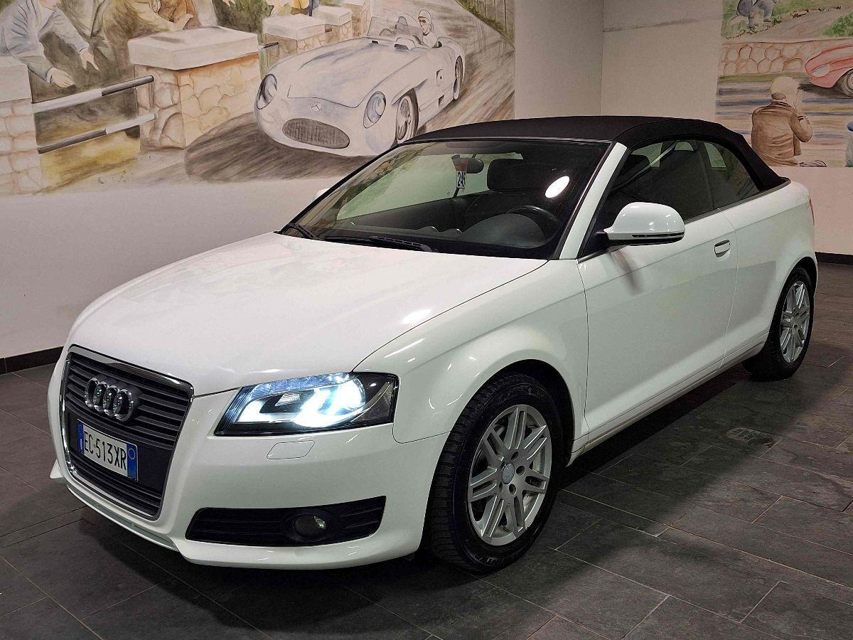 AUDI A3 Cabrio 1.6 TDI Ambition - XENO - PELLE NERA - UNICO-PROPR -