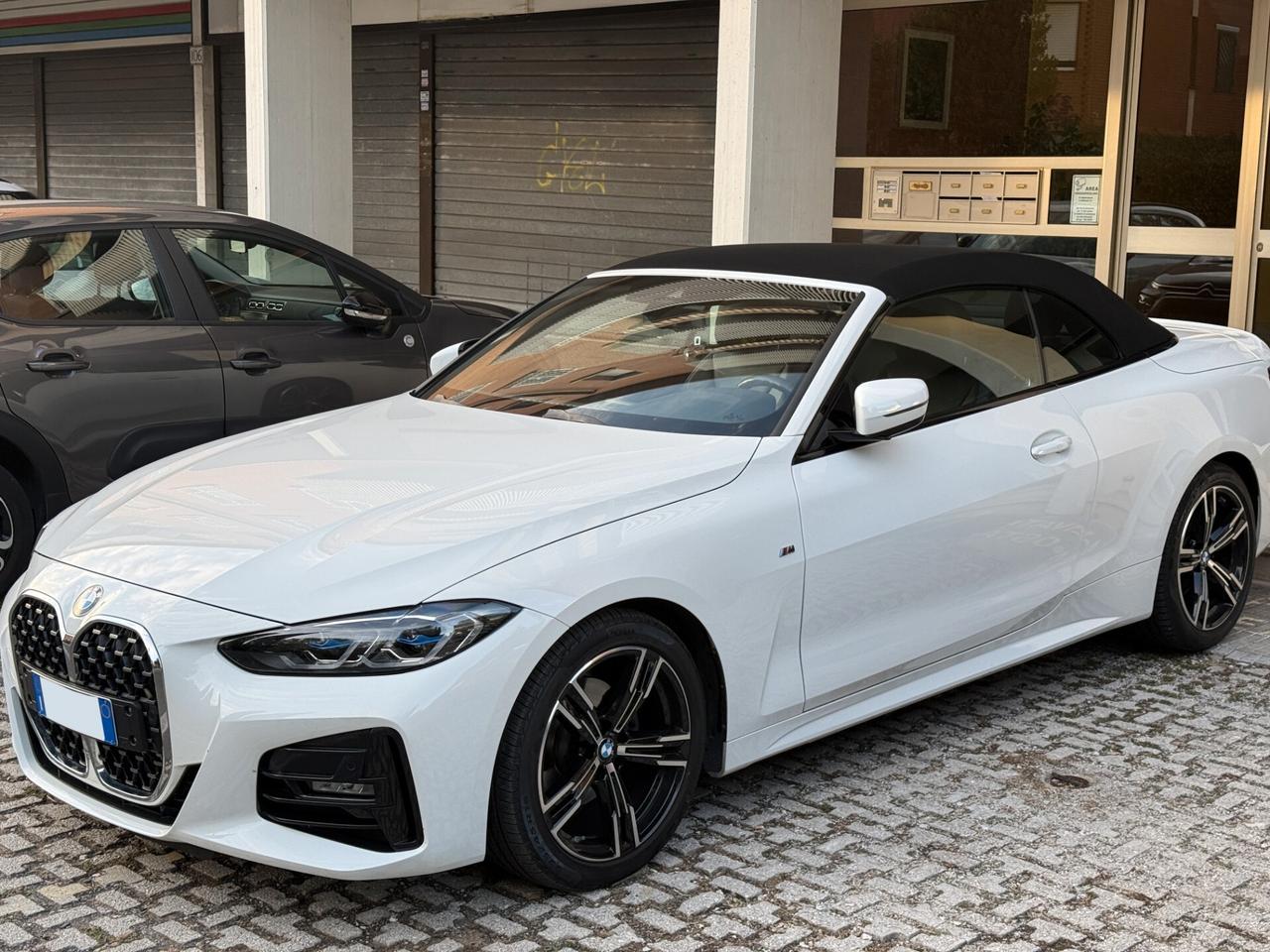 Bmw 420 i M Sport Cabrio full optional prezzo reale no vincolo finanziamento air scarf leve al volante