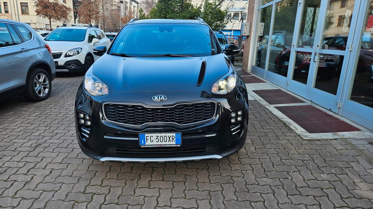 Kia Sportage 2.0 crdi awd 185cv auto GT-LINE-PELLE-TETTO-NAVY-SED.RIS