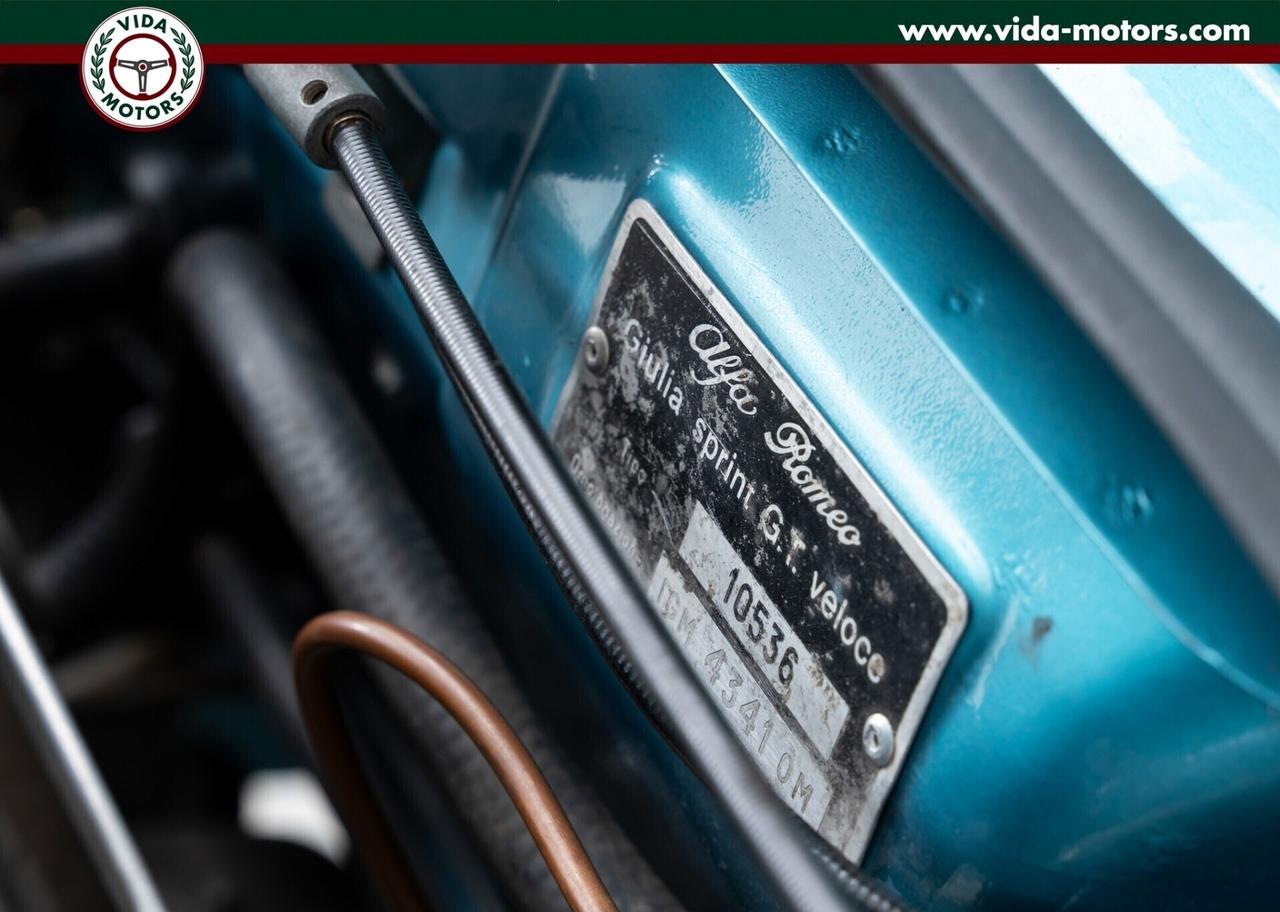 Alfa Romeo Giulia Sprint GT Veloce 1.6 * RESTAURO