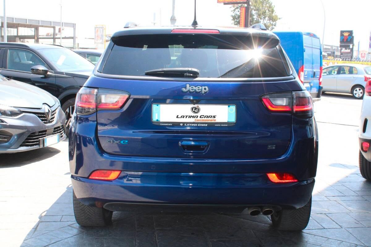 Jeep Compass 1.3 turbo phev S 4xe auto CV240 telecamera a 360°