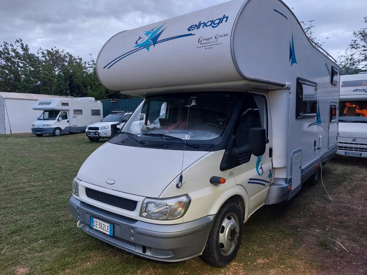 Ford transit Mansardato clima a tetto 7 posti
