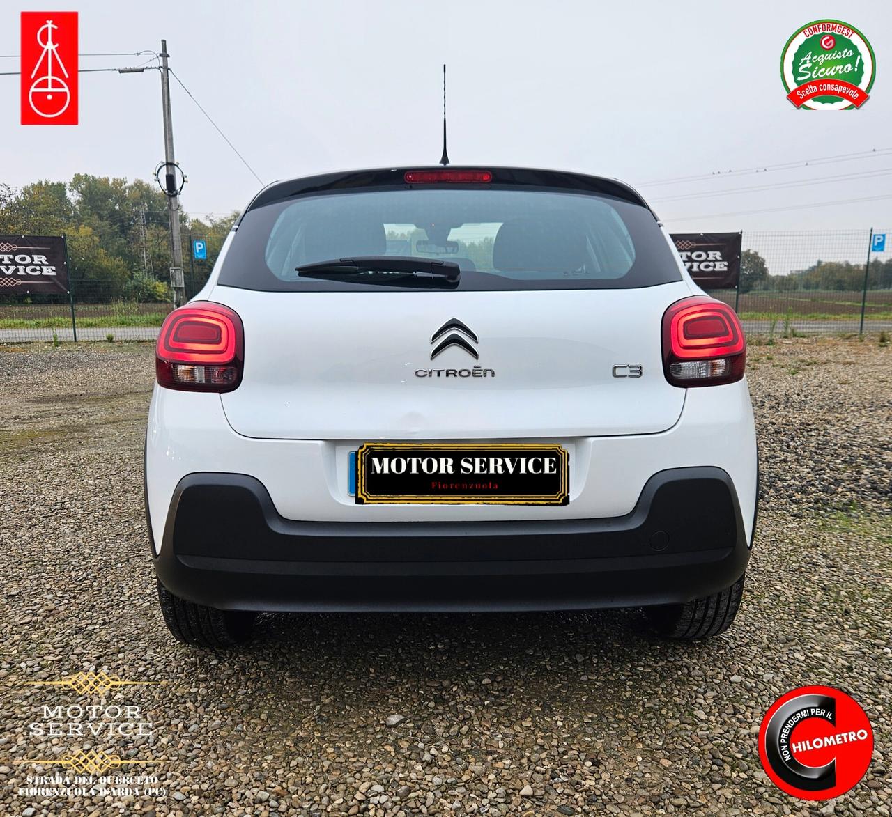 Citroen C3 1.2 benzina 65000km da 79€ mese