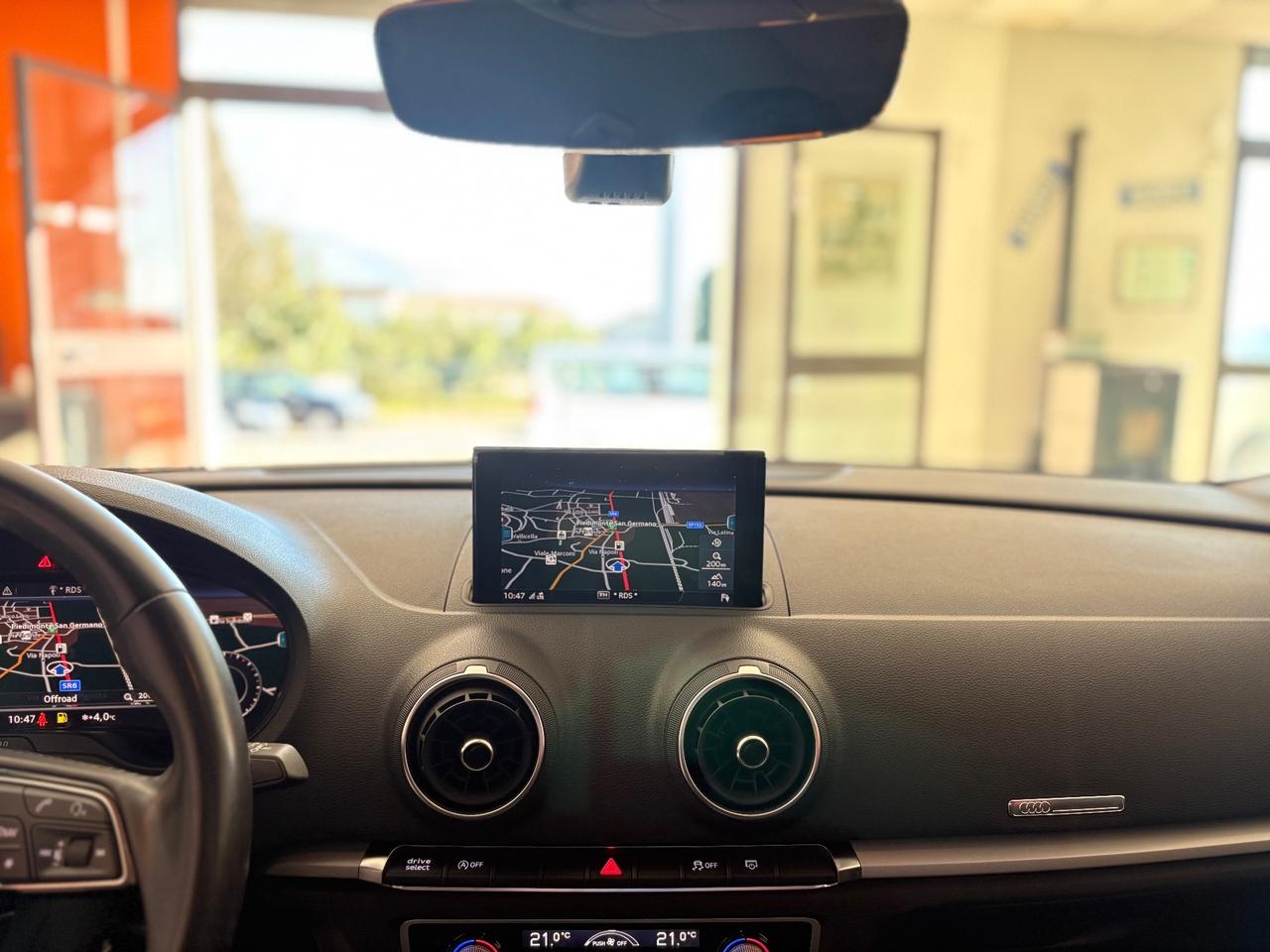 Audi A3 SPB 30 TFSI s line matrix navi virtual permute finanziamenti