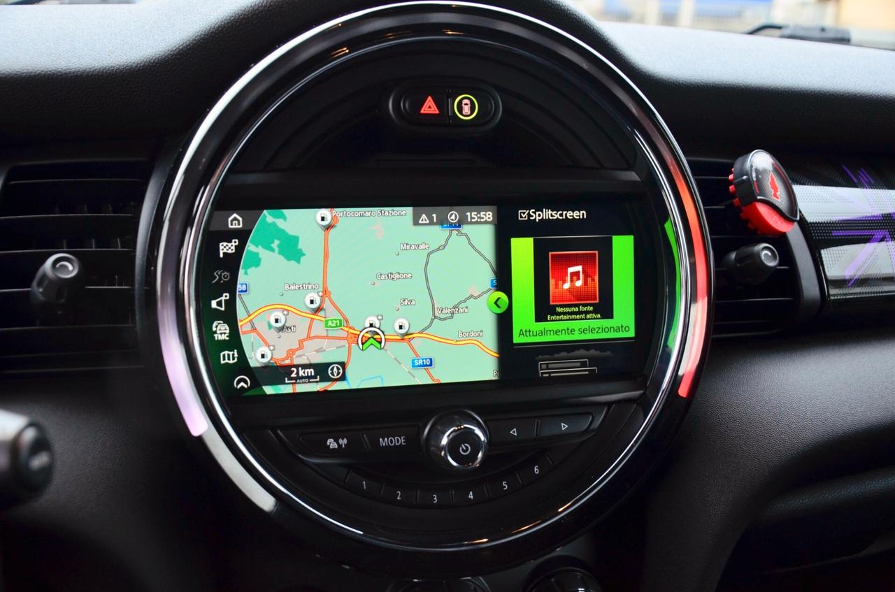 MINI 2.0 3p JOHN COOPER WORKS PRO 231cv AUTO, EURO 6D-TEMP, 18", UFF ITALIANA, FULL LED, NAVI, PERMUTE