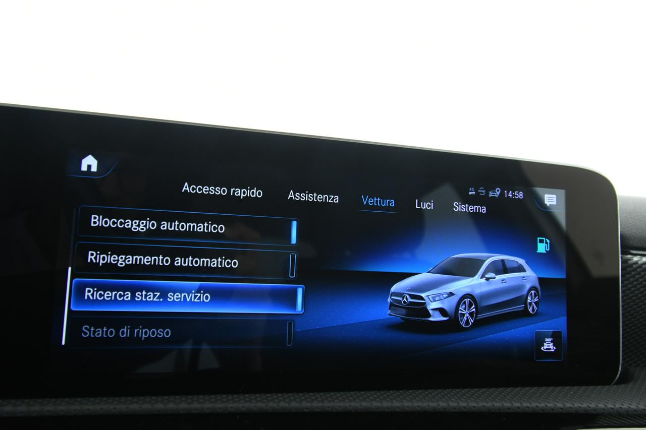 Mercedes-Benz A 180 d Sport auto CAMERA+LED+BLUETOOTH+NEOPATENTATI