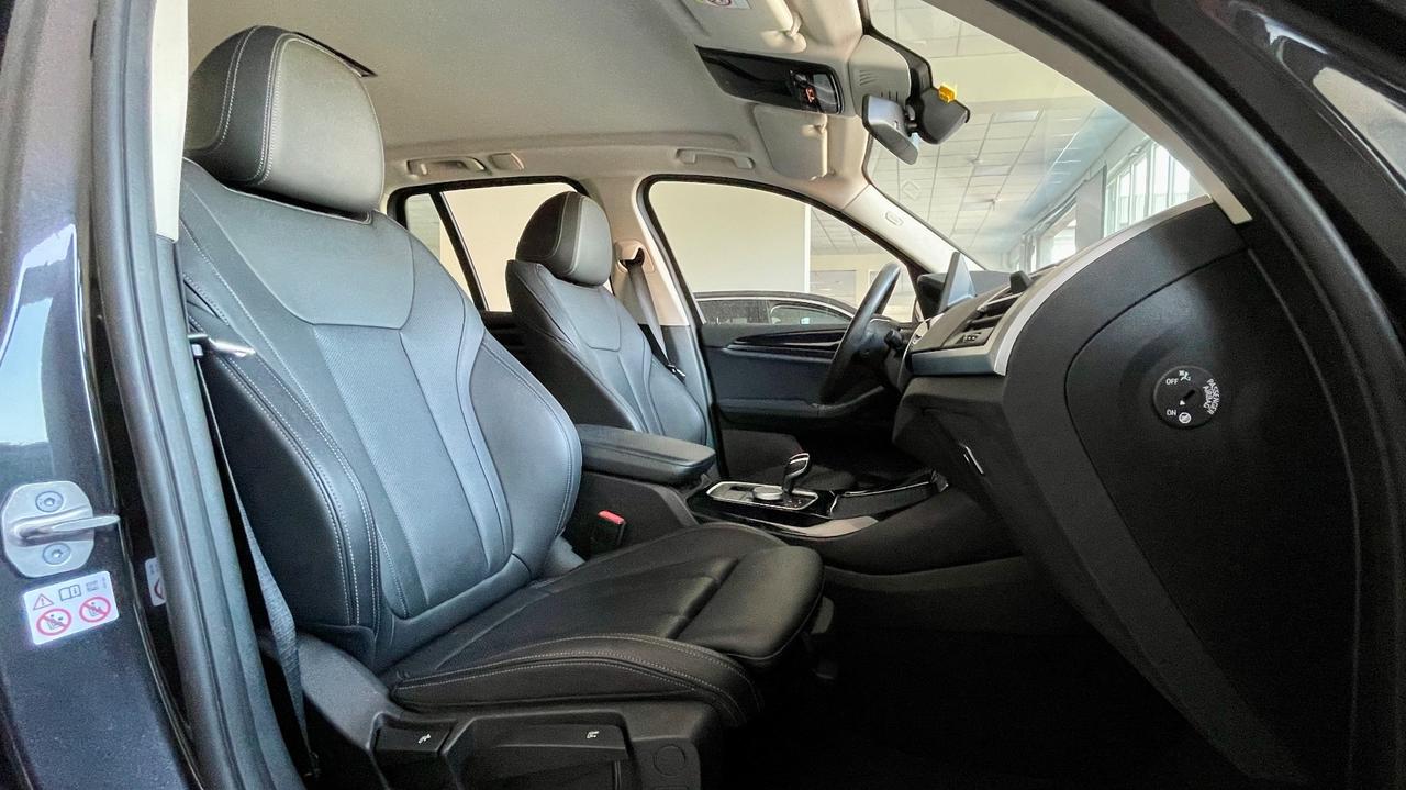 BMW X3 X-DRIVE 20D 48V 2.0 BUSINESS ADVANTAGE 190 CV - FULL LED, PELLE, TELECAMERE 360°