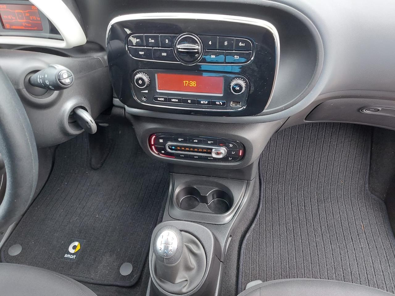 Smart Forfour 1.0 benz/71cv-km 44000-12/2017