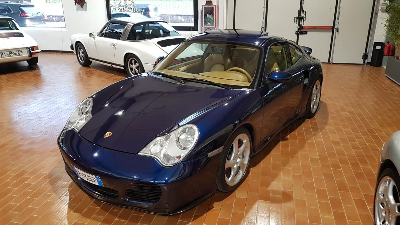 Porsche 911 996 Turbo Coupé book service Asi Blu Lapis