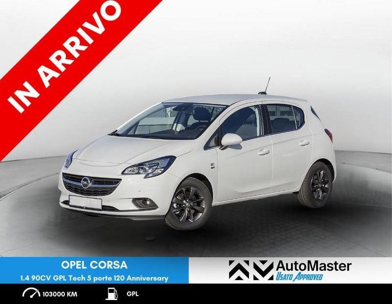 Opel Corsa Corsa 1.4 90CV GPL Tech 5 porte 120 Anniversary