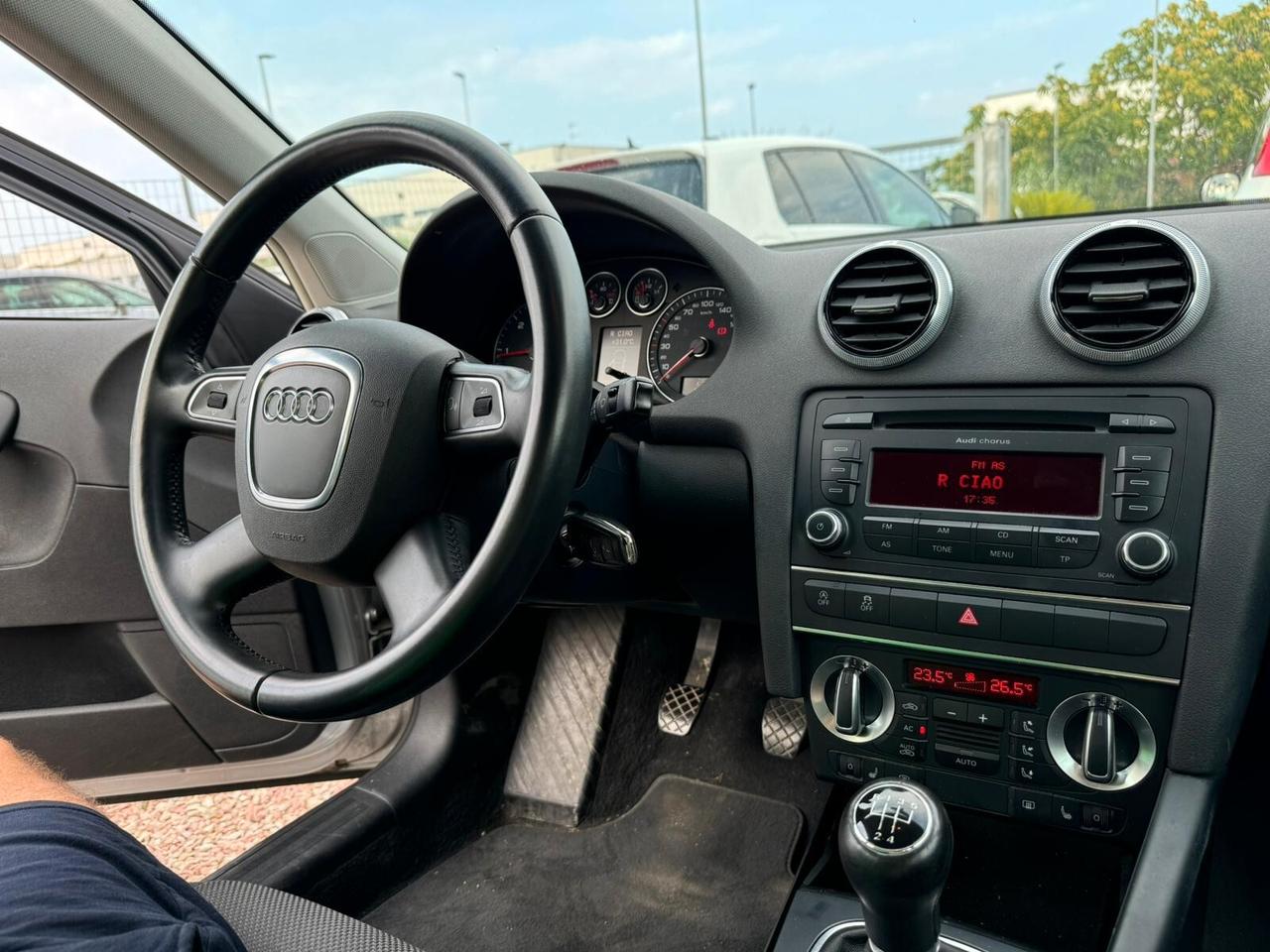 Audi A3 1.6 TDI 105 CV 2012 GARANZIA OK NEOPATENTATI