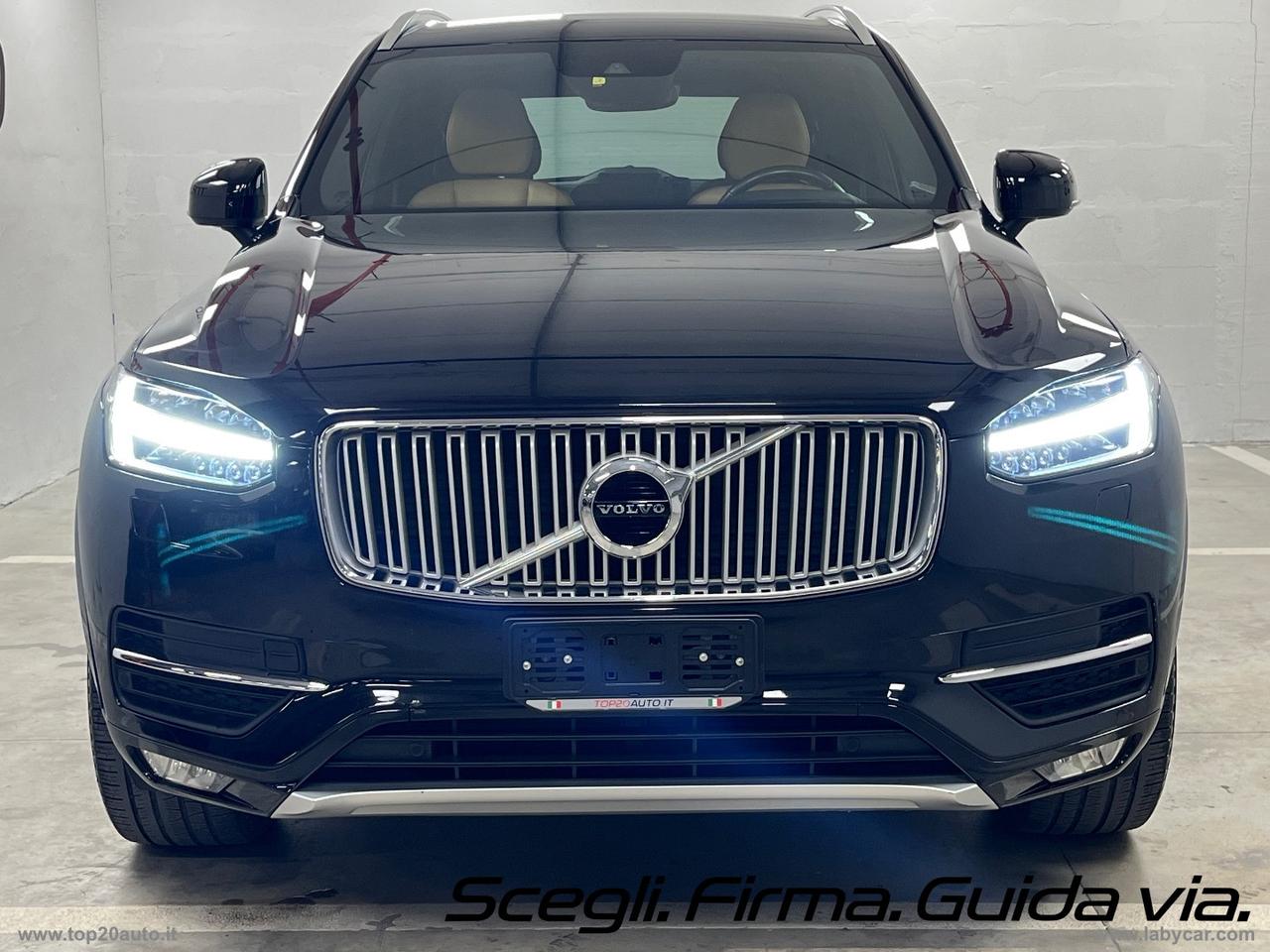 VOLVO XC90 D5 AWD Geartronic Inscription|TOTAL BLACK|PELLE TOTALE