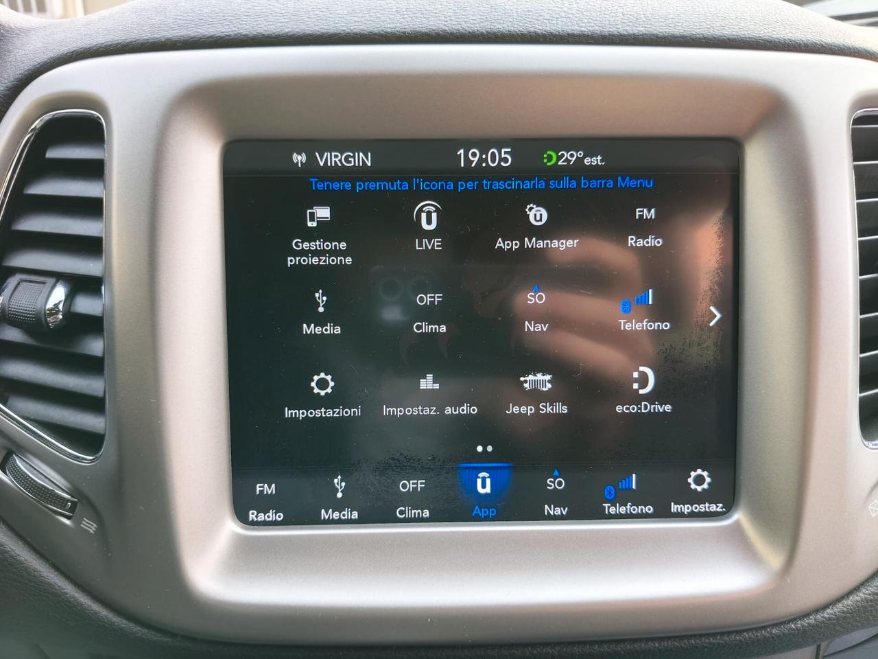 Jeep Compass cambio manuale