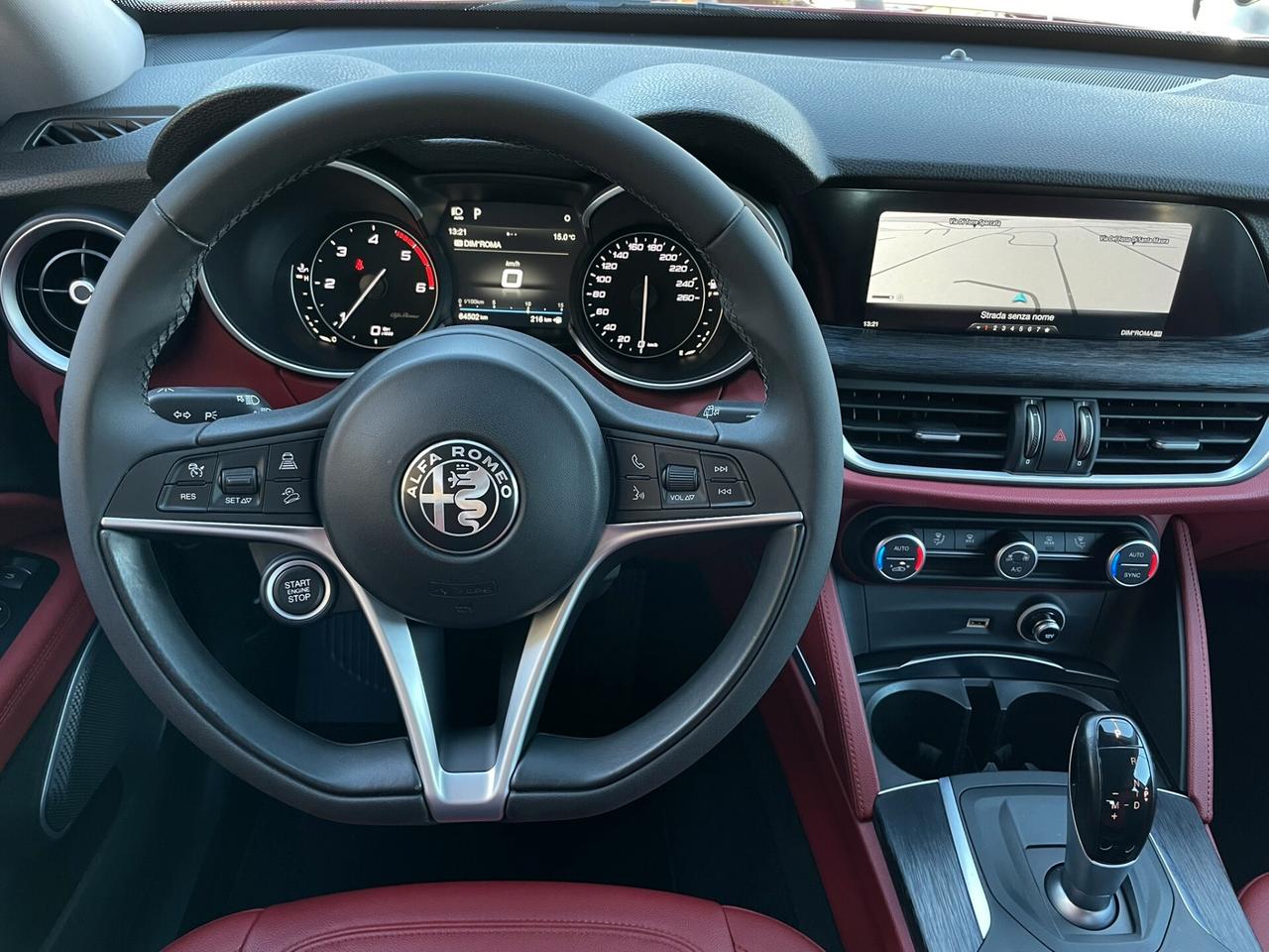 Alfa Romeo Stelvio 2.2 TD 210 CV EXECUTIVE Q4 PELLE 19 RUOTINO