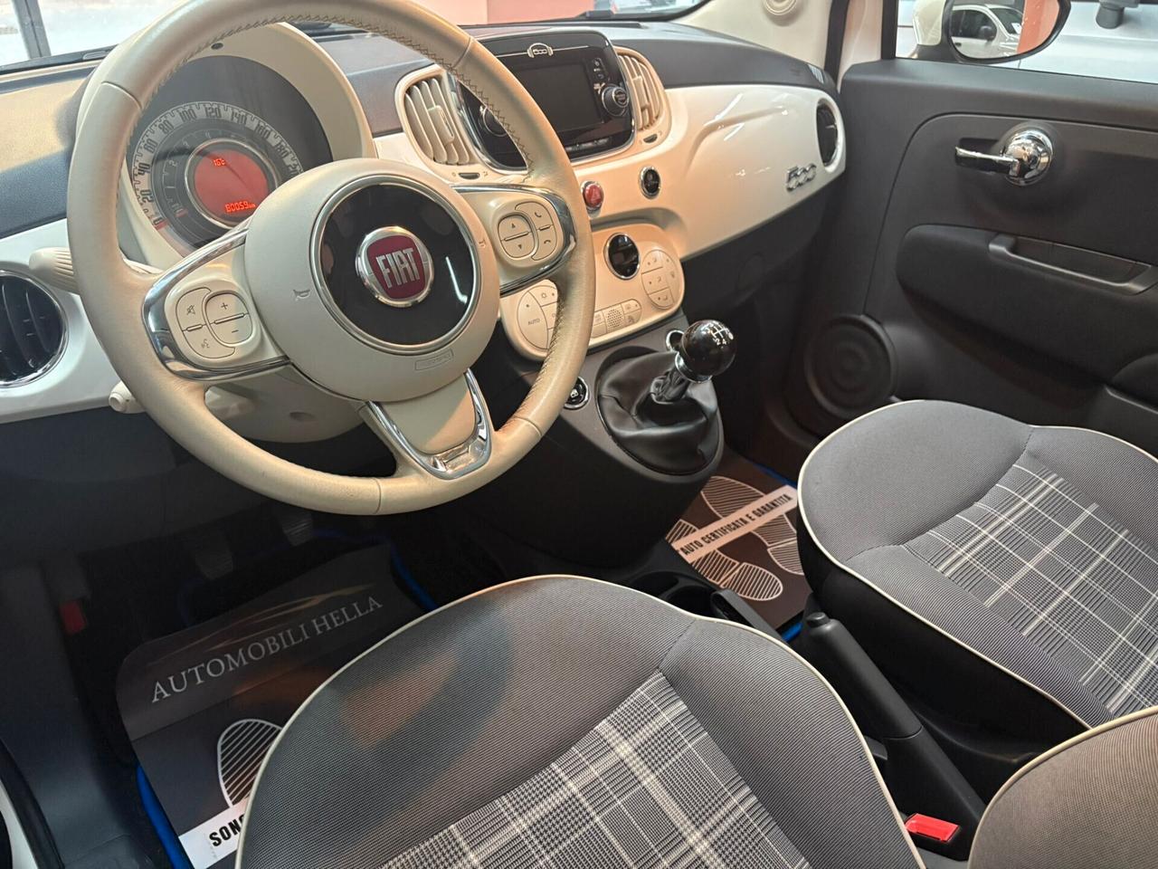Fiat 500 1.2 Lounge(Tetto Panoramico e clima automatico)