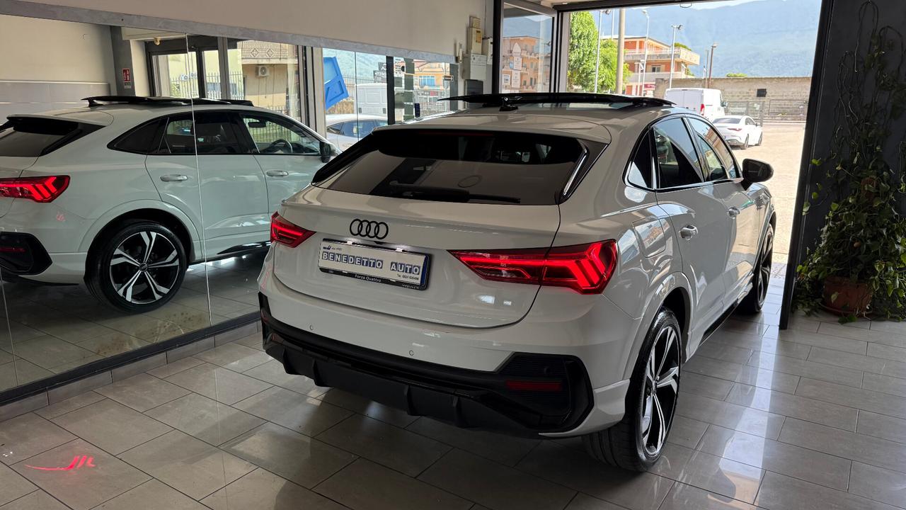 AUDI Q3 SPORTBACK S LINE TETTO IDENTITY BLACK