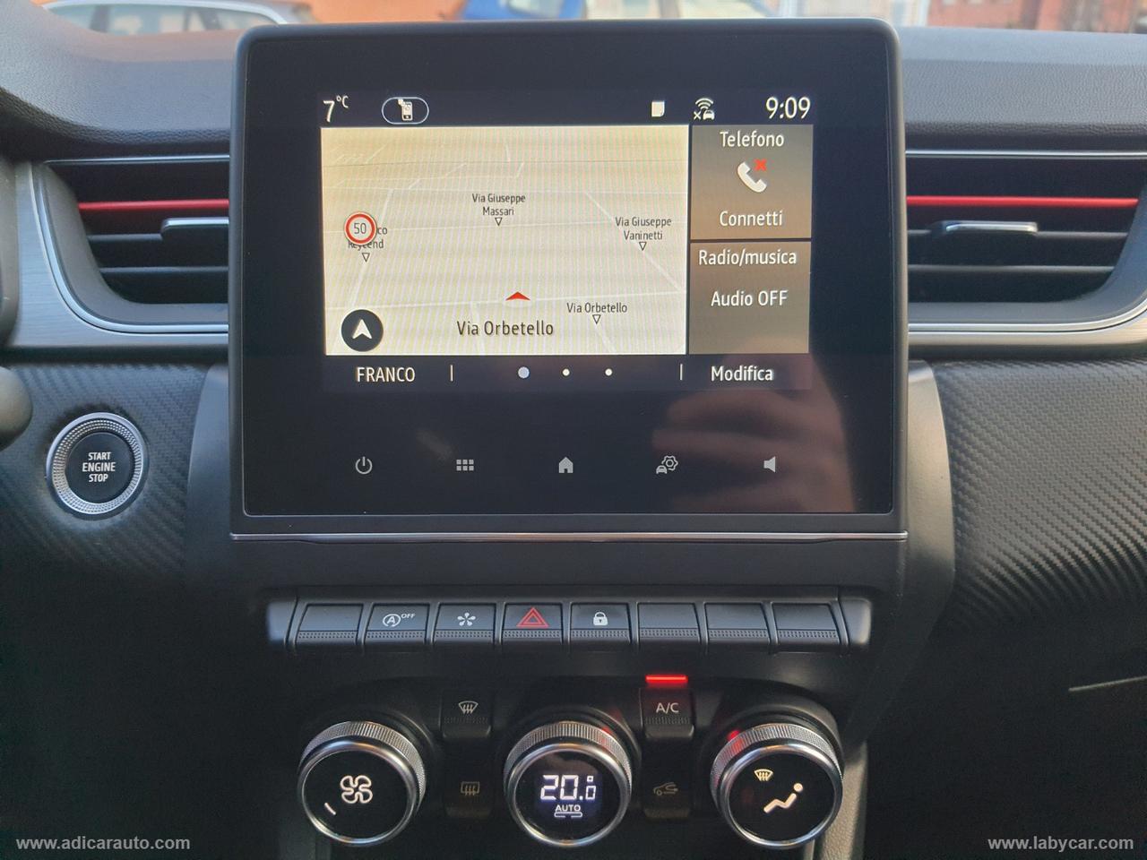 RENAULT Captur TCe 12V 100 CV GPL FAP RS Line