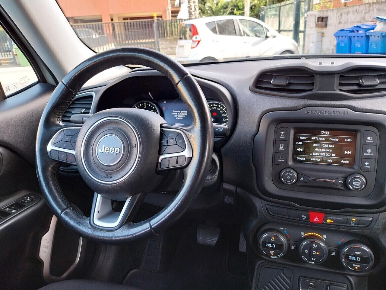 JEEP RENEGADE 1.6 DIESEL AUTOMATICA 12/2017 LIMITED