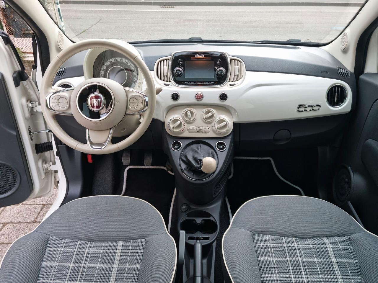 Fiat 500 1.2 Lounge 69cv anno2016 km67000 neopat