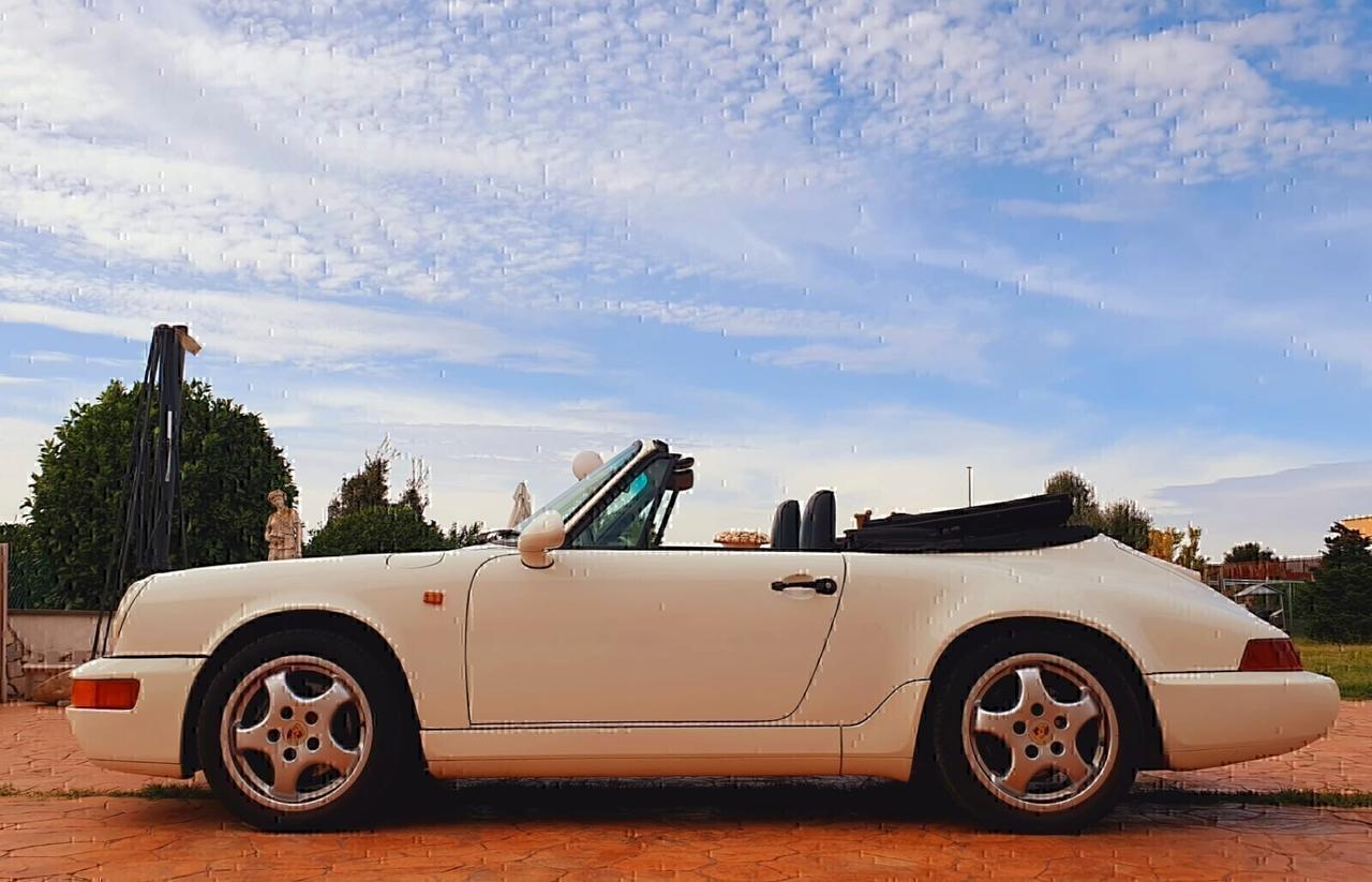 Porsche 964 911 Carrera 2 Cabriolet ASI targa ROMA